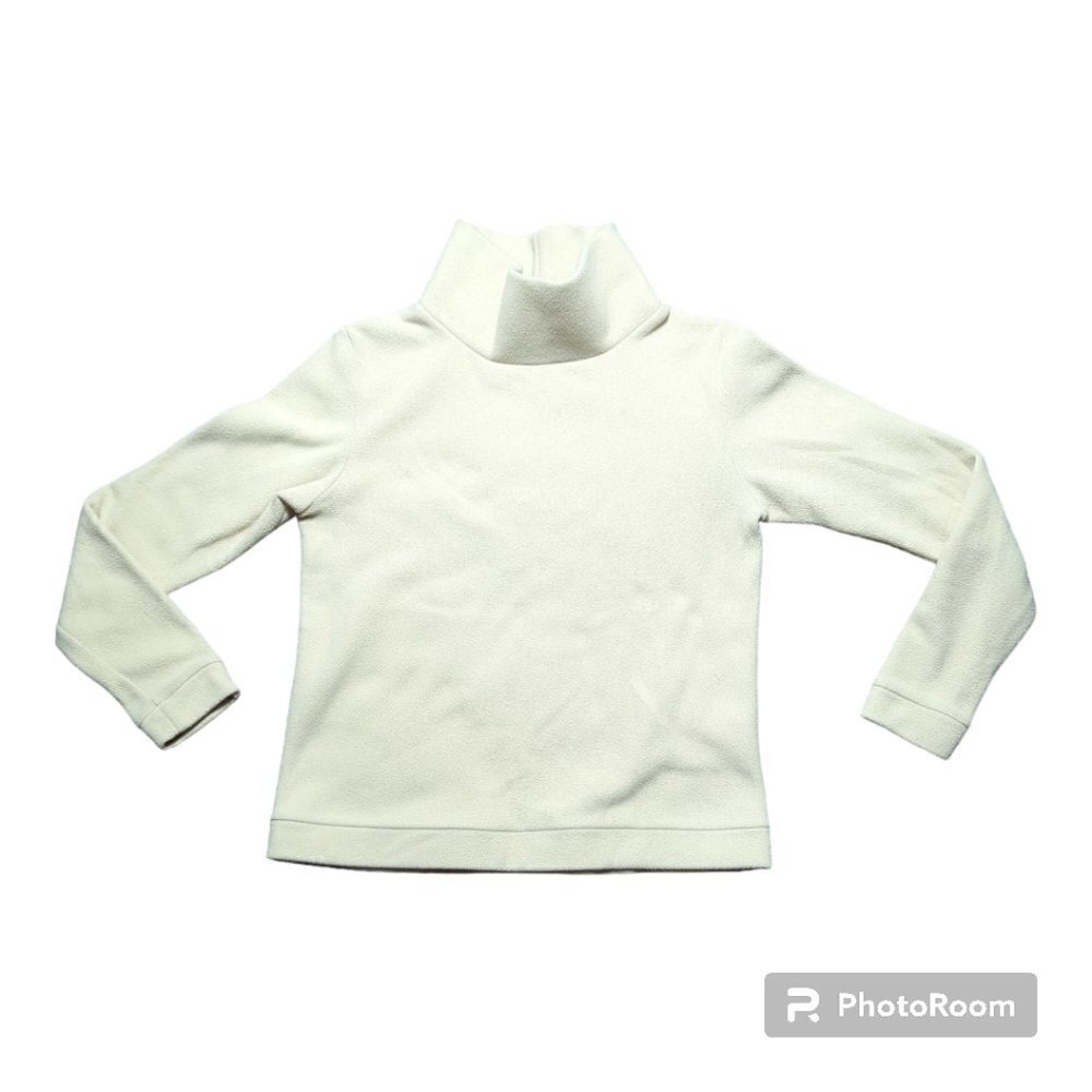 Dudley Stephens Baldwin Turtleneck In Terry Fleece Small Size  Gray/ light tan